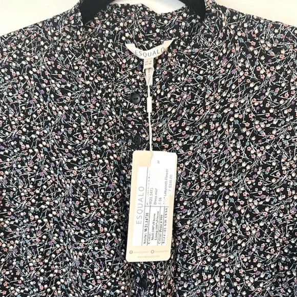 NWT Esqualo Labyrinth floral print dress sz 6 - Picture 3 of 9